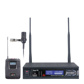 Parallel Lapel wireless system package. Half rack, metal chassis true diversity receiver 650MHz
